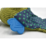 PuppyPlay Crinkle Teether Puppy & Small Dog Toy - Crocodile