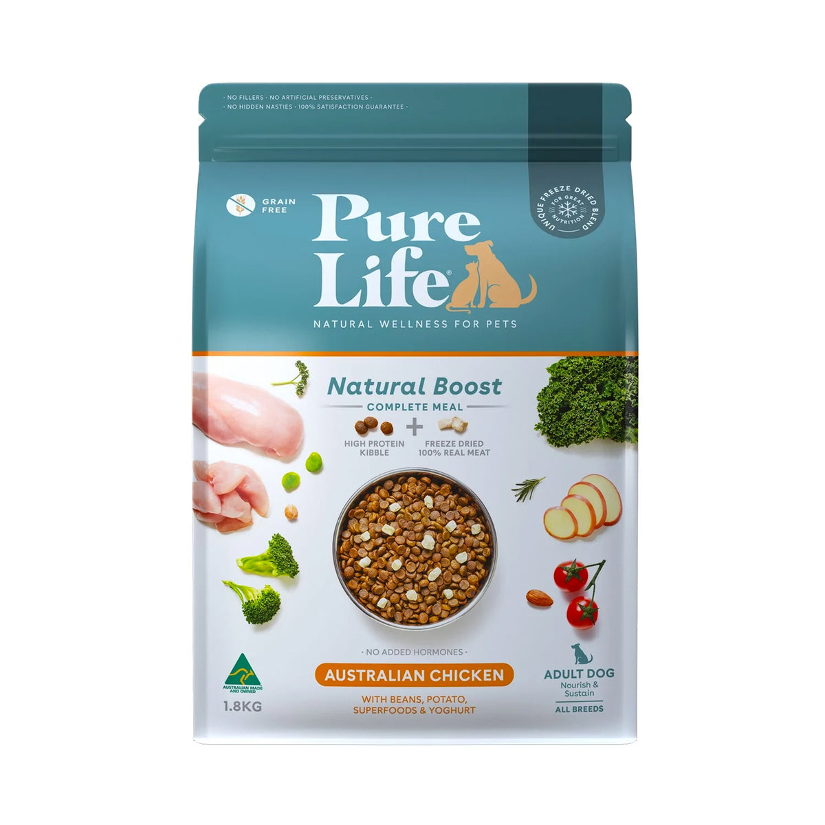 Pure Life Australian Chicken for Adult Dogs
