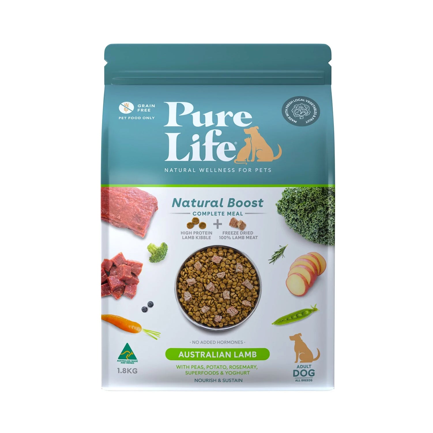 Pure Life Australian Lamb for Adult Dogs
