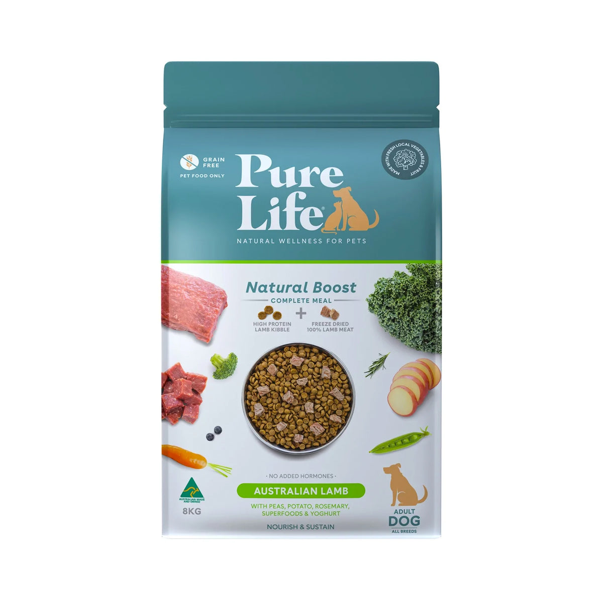 Pure Life Australian Lamb for Adult Dogs