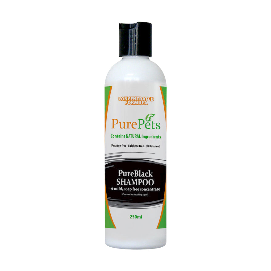 PurePets PureBlack Shampoo for Black or Dark Coloured Coats