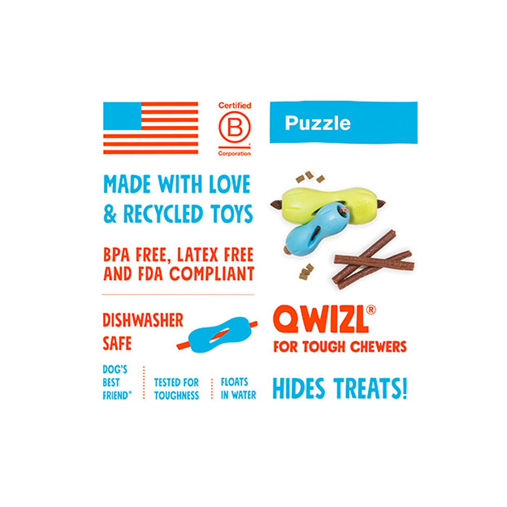 West Paw Zogoflex Quizl Treat Toy