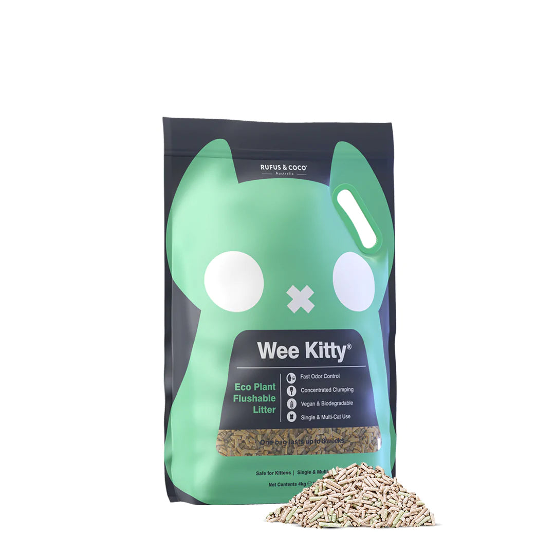 Rufus &amp; Coco Wee Kitty Eco Plant Flushable Litter