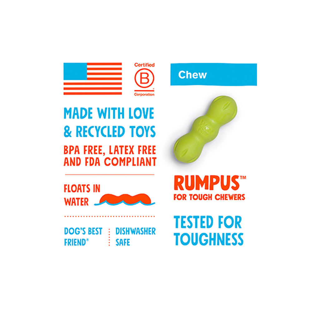 West Paw Zogoflex Rumpus Tough Chew Toy