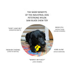 Industrial Dog Nylon Circular Saw Blade Chew Toy