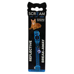 Scream Reflective Adjustable Nylon Cat Collar