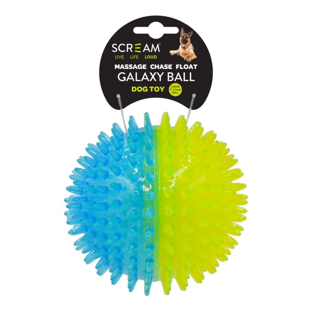 Scream Galaxy Ball Dog Toy