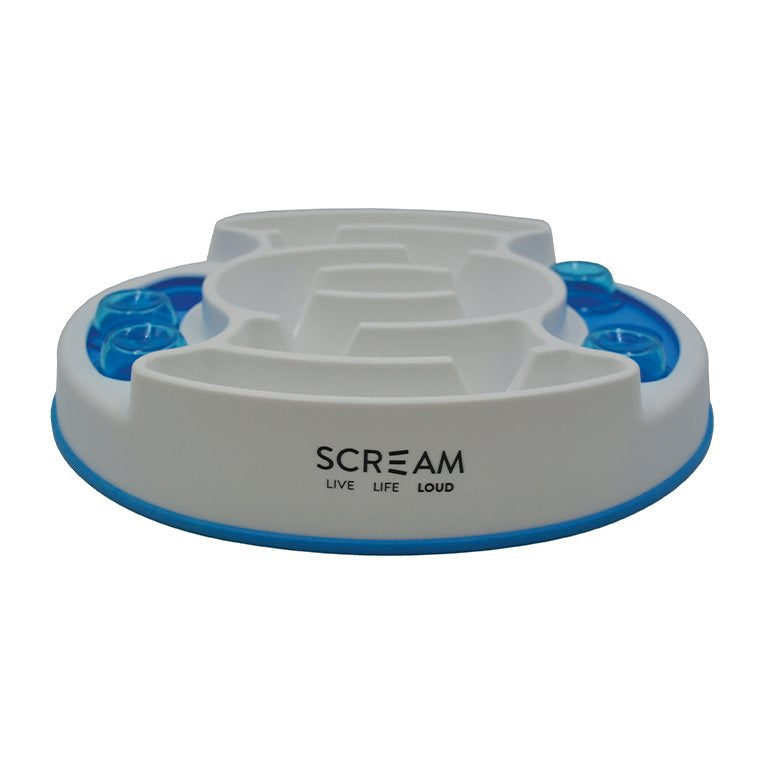 Scream Slow Feed Interactive Puzzle Dog Bowl