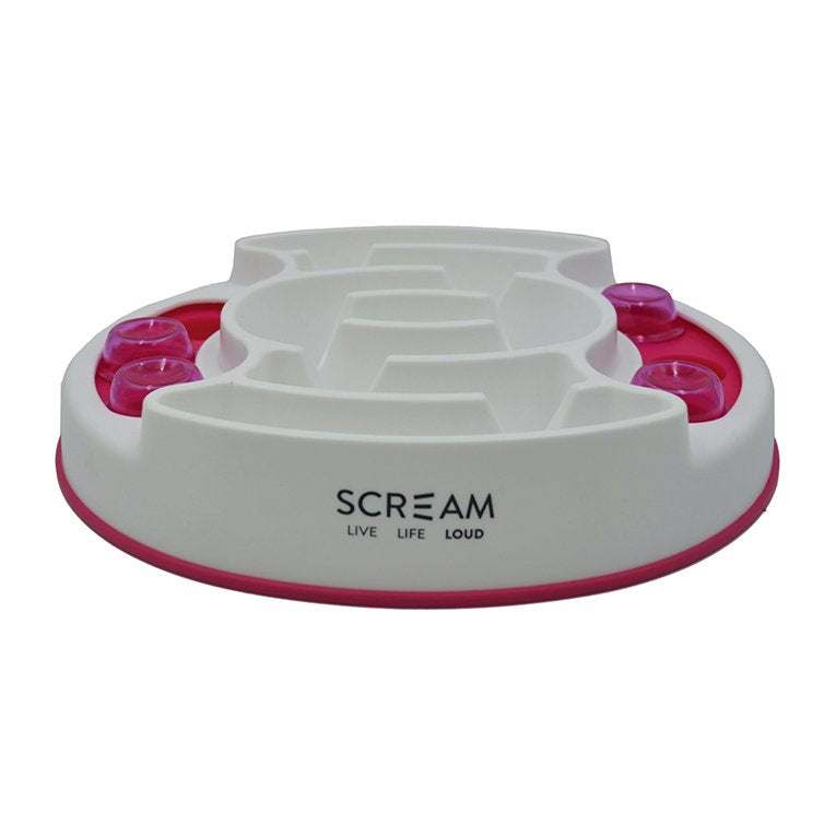 Scream Slow Feed Interactive Puzzle Dog Bowl