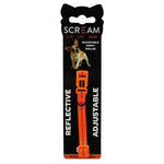 Scream Reflective Adjustable Nylon Puppy Collar