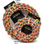Scream Rope Wreath Dog Toy
