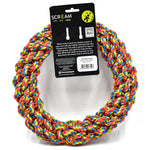 Scream Rope Wreath Dog Toy