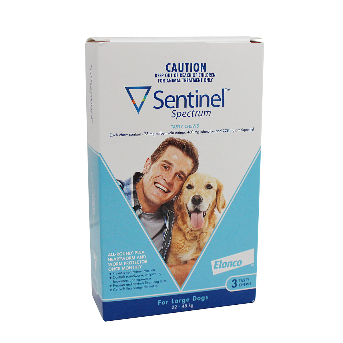 Sentinel Spectrum Chews Blue for Large Dogs 22-45kg