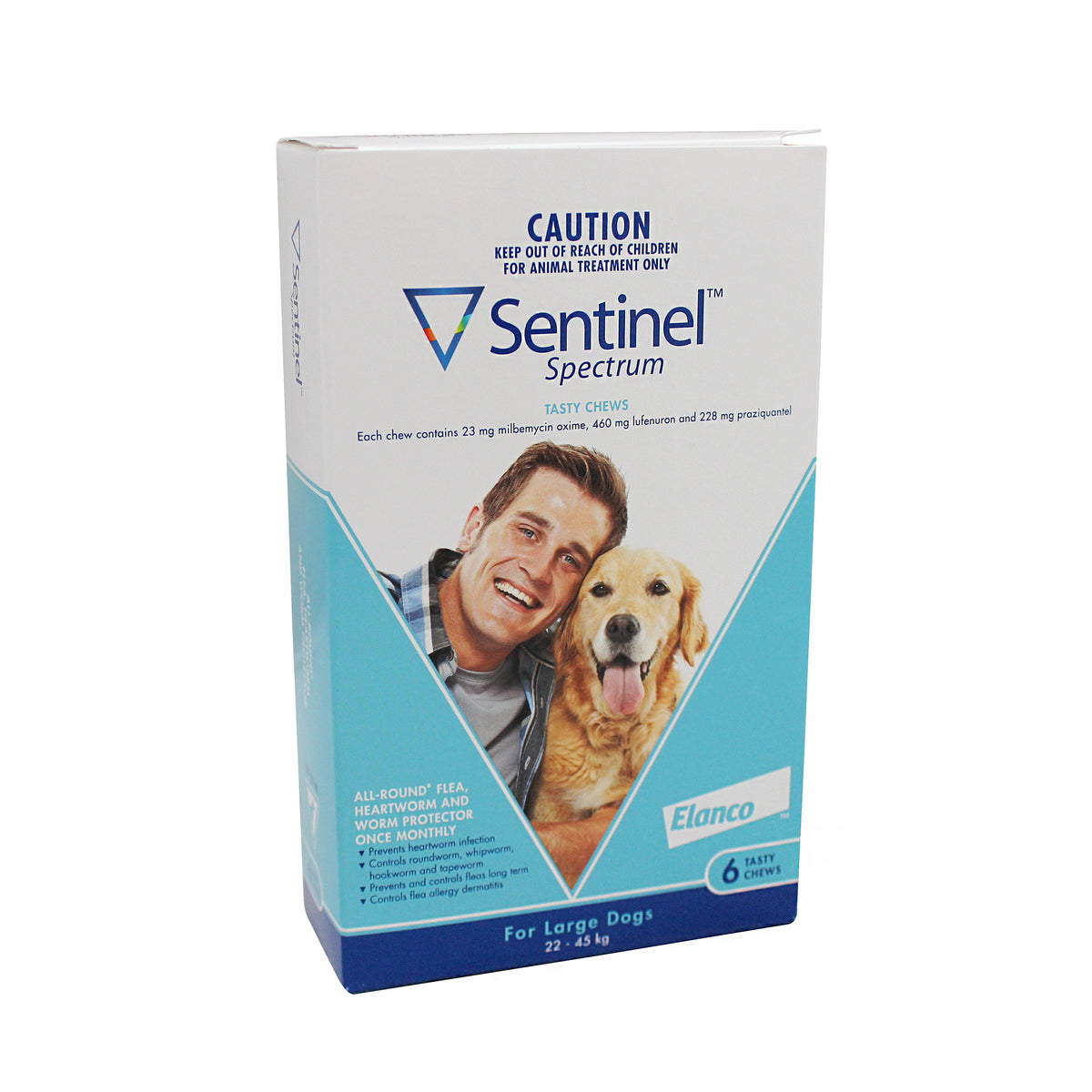 Sentinel Spectrum Chews Blue for Large Dogs 22-45kg