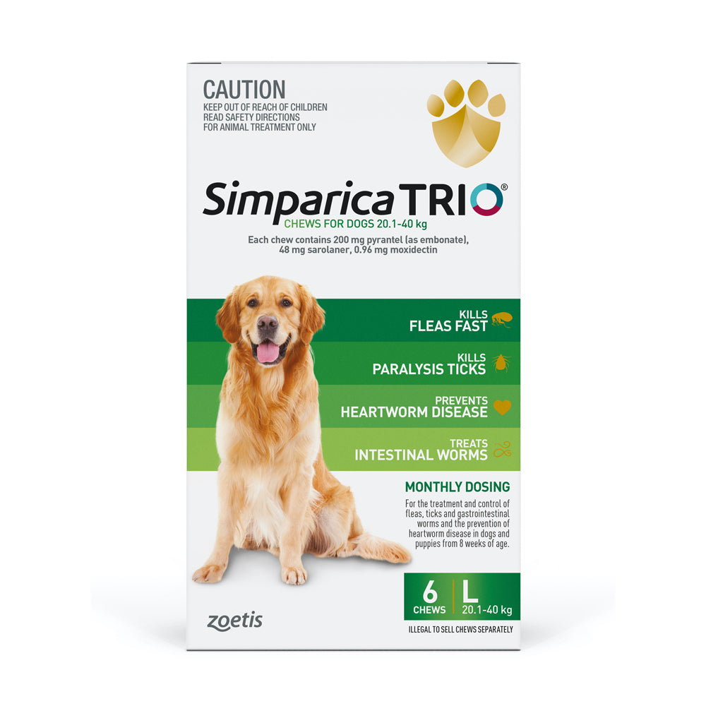 Simparica TRIO for Large Dogs 20.1-40kg