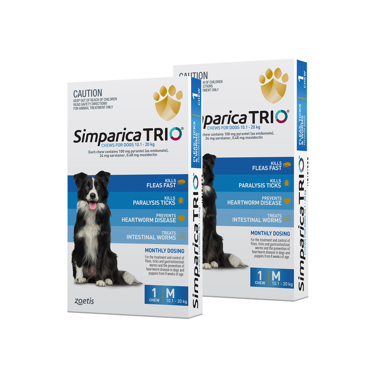 Promo 2 Free Doses - Simparica Trio Medium Dog