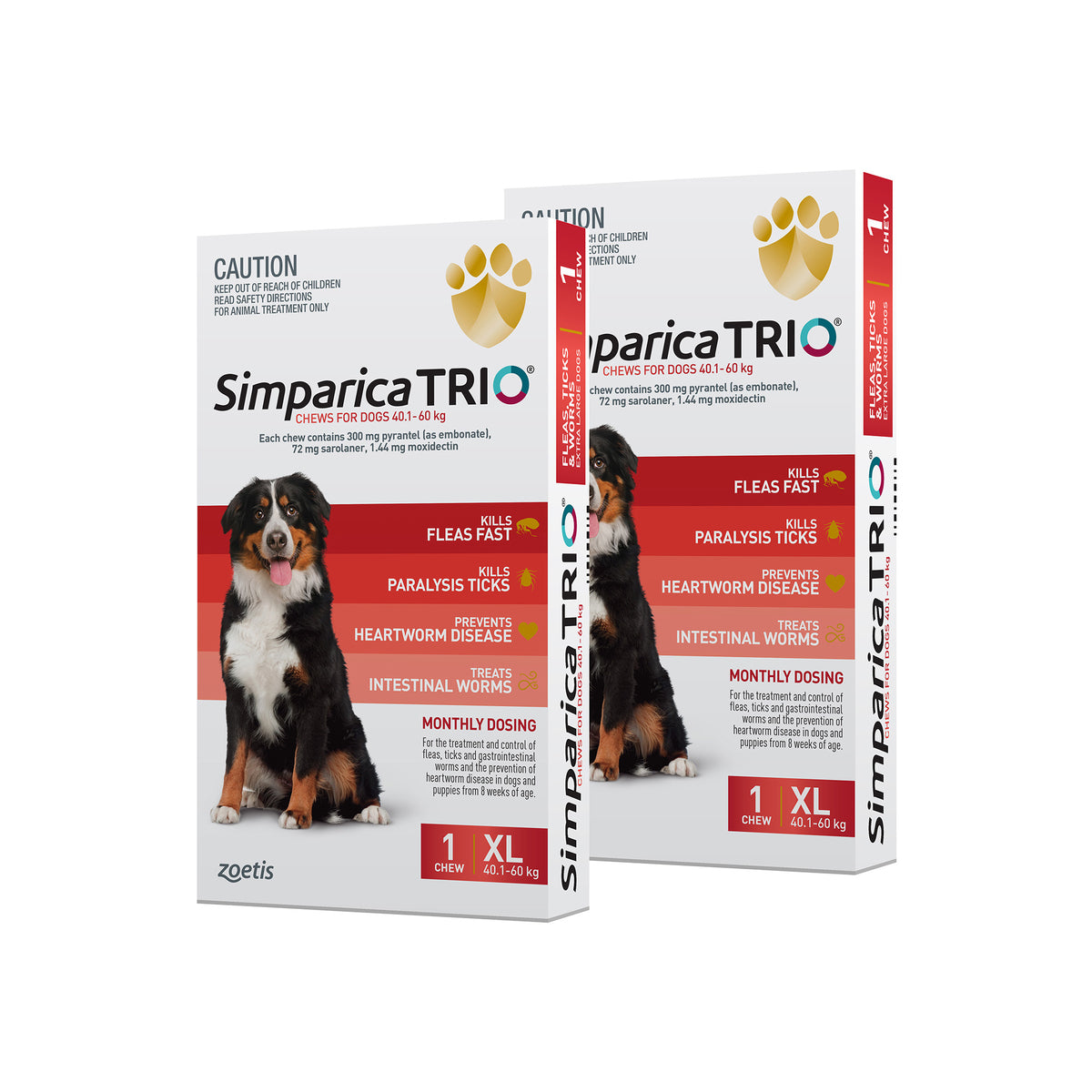 Promo 2 Free Doses - Simparica Trio Extra Large Dog