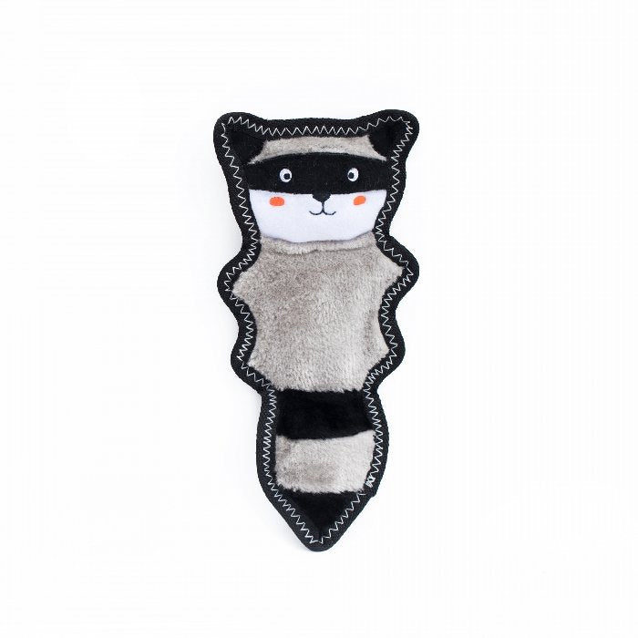 Zippy Paws Z-Stitch Skinny Peltz - Racoon