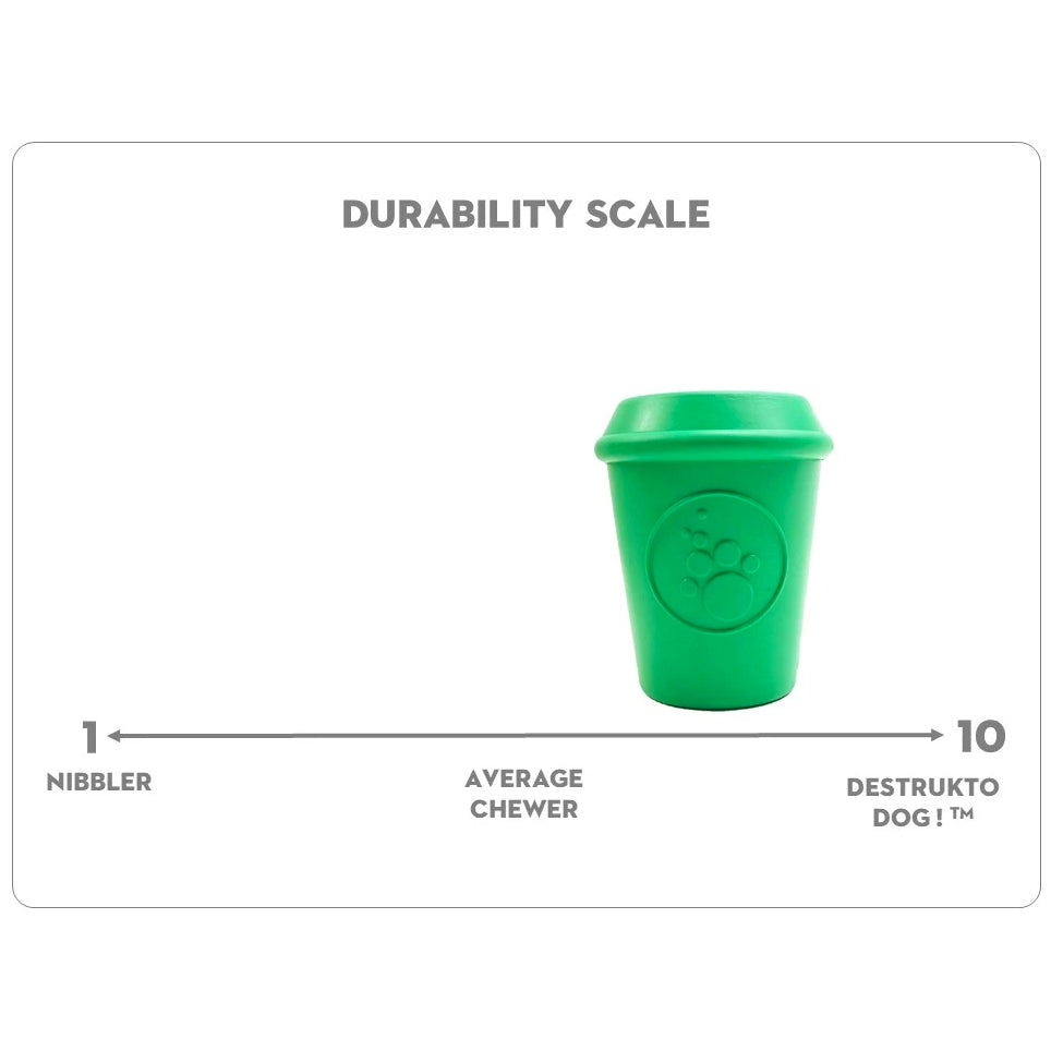 SodaPup Coffee Cup Treat Dispensing Dog Toy