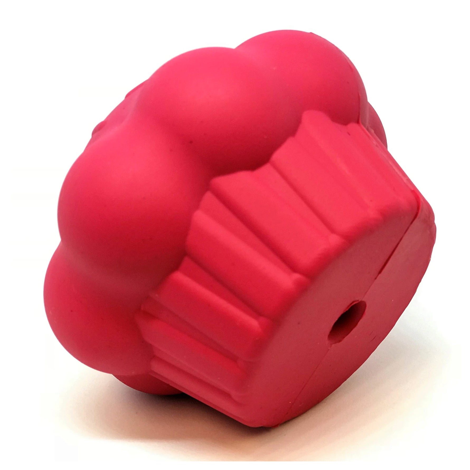 Mutts Kick Butt Rubber Cupcake Chew Toy & Treat Dispenser