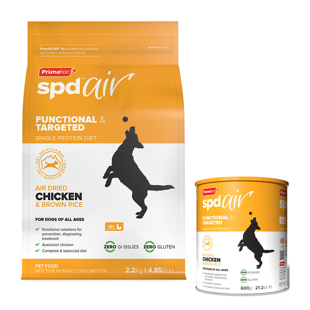 Prime100 SPD Air Dried Chicken & Brown Rice vetnpet DIRECT