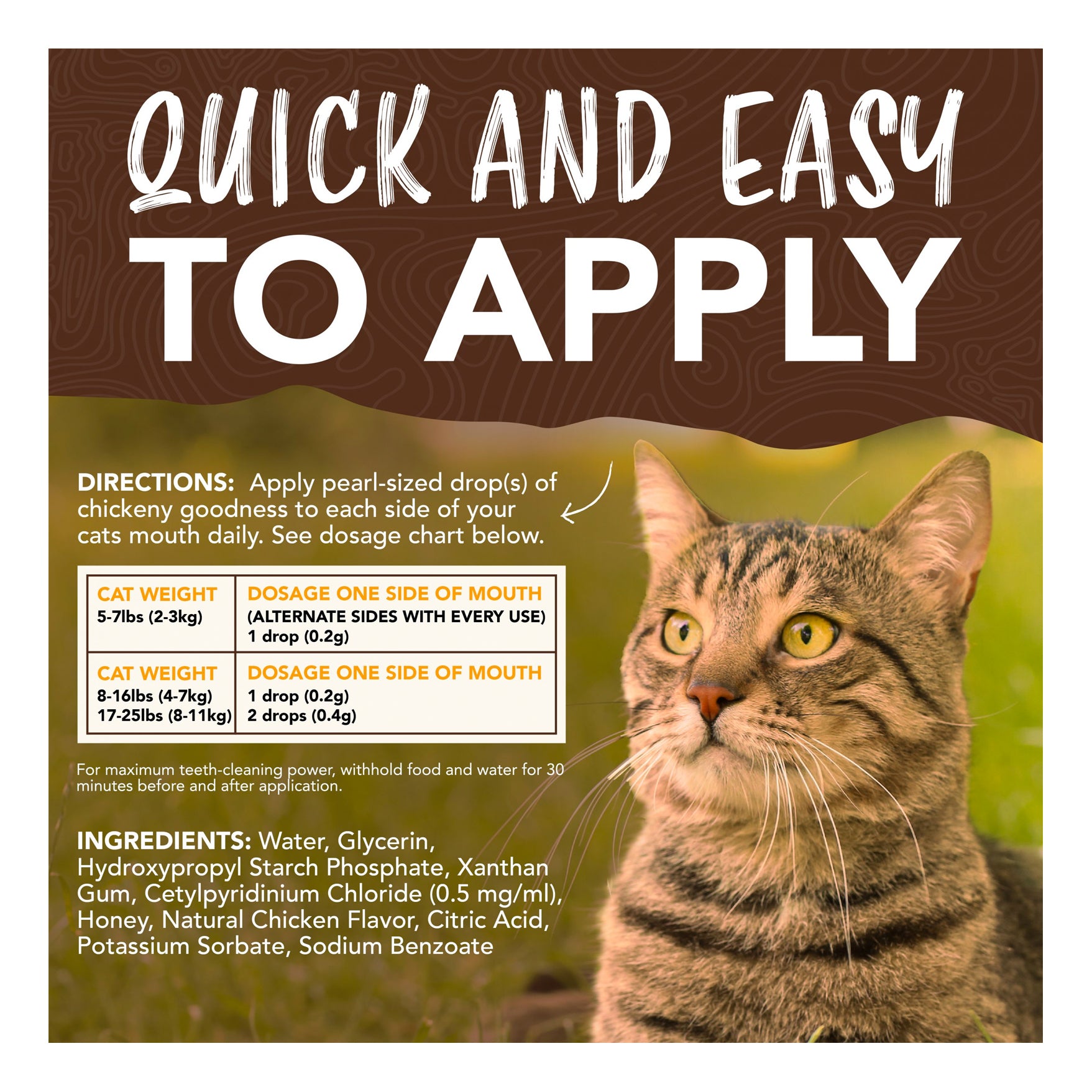 TropiClean Enticers Teeth Cleaning Gel for Cats 59mL