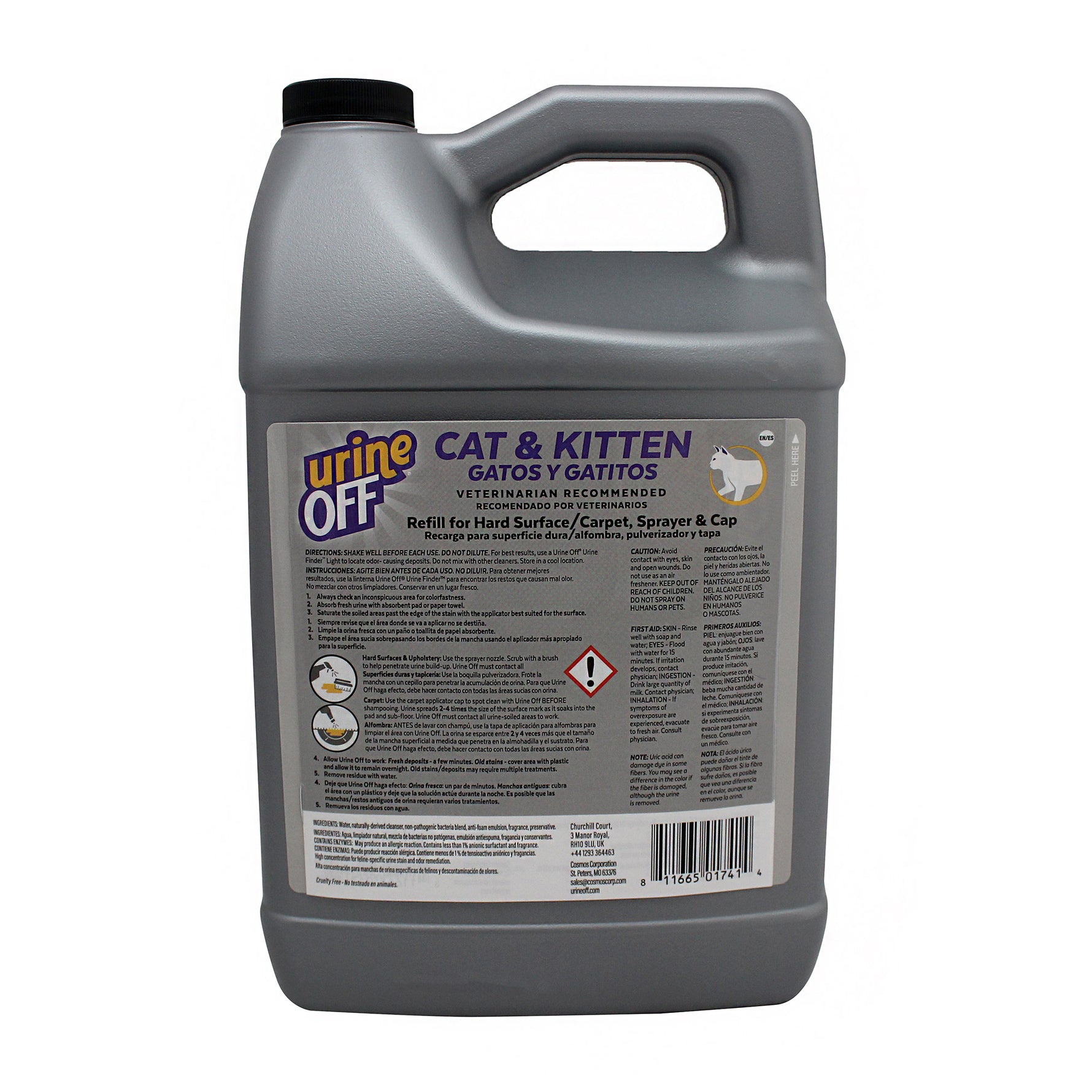 Urine Off Odour & Stain Remover for Cats & Kittens