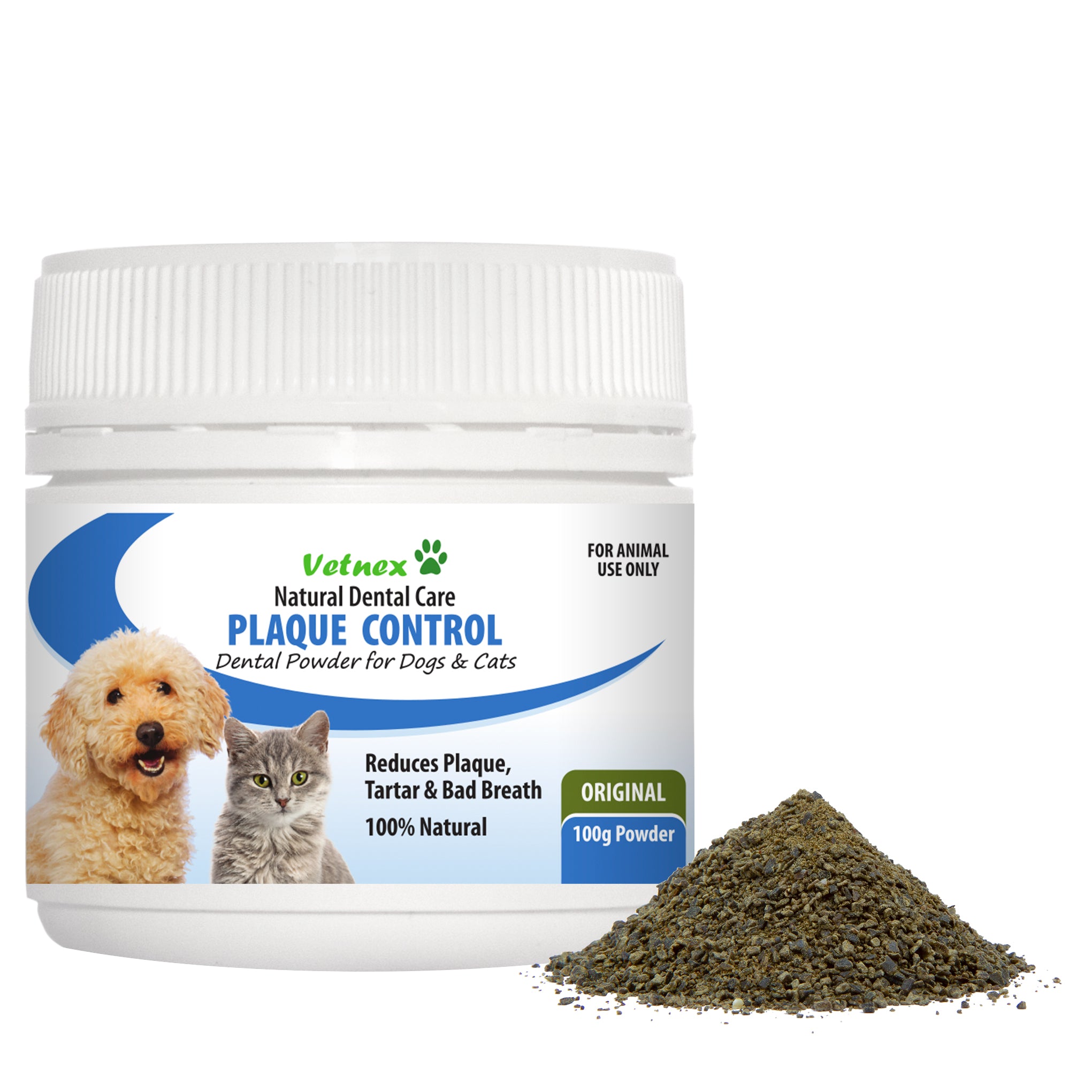 Vetnex Dental Care Plaque Control Original for Cats & Dogs 100g
