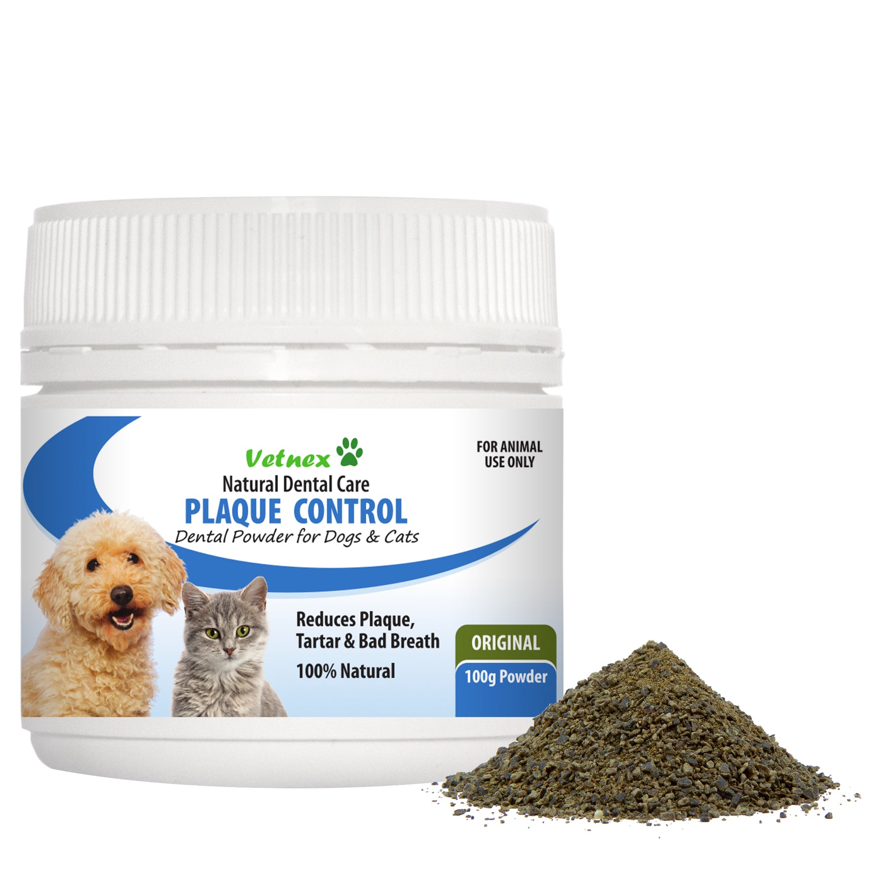 Vetnex Dental Care Plaque Control Original for Cats & Dogs 100g
