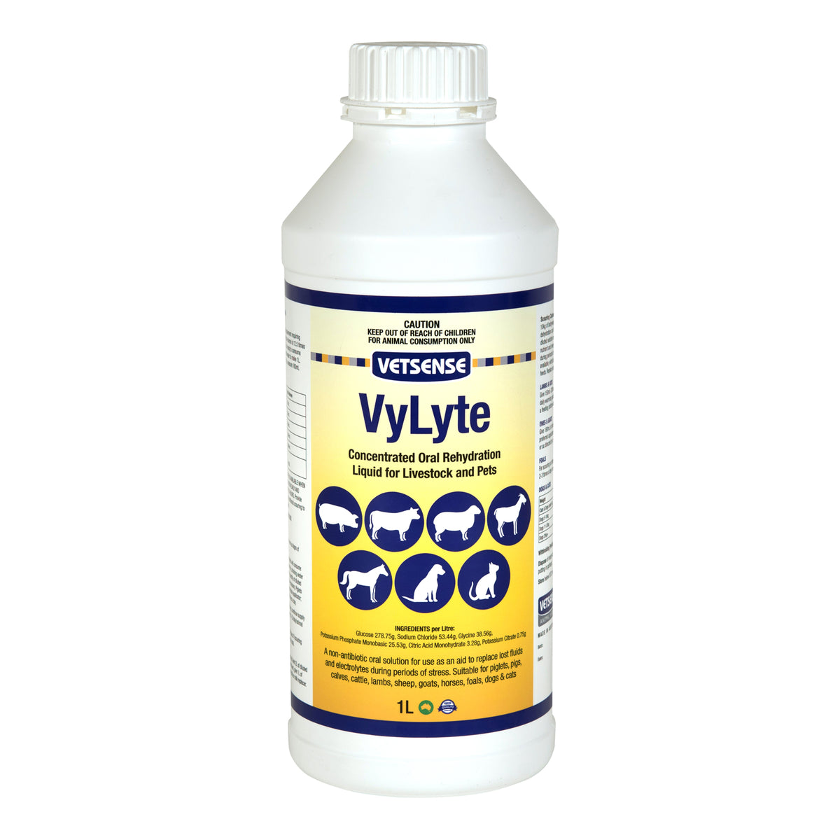 Vetsense VyLyte Concentrated Oral Rehydration Liquid