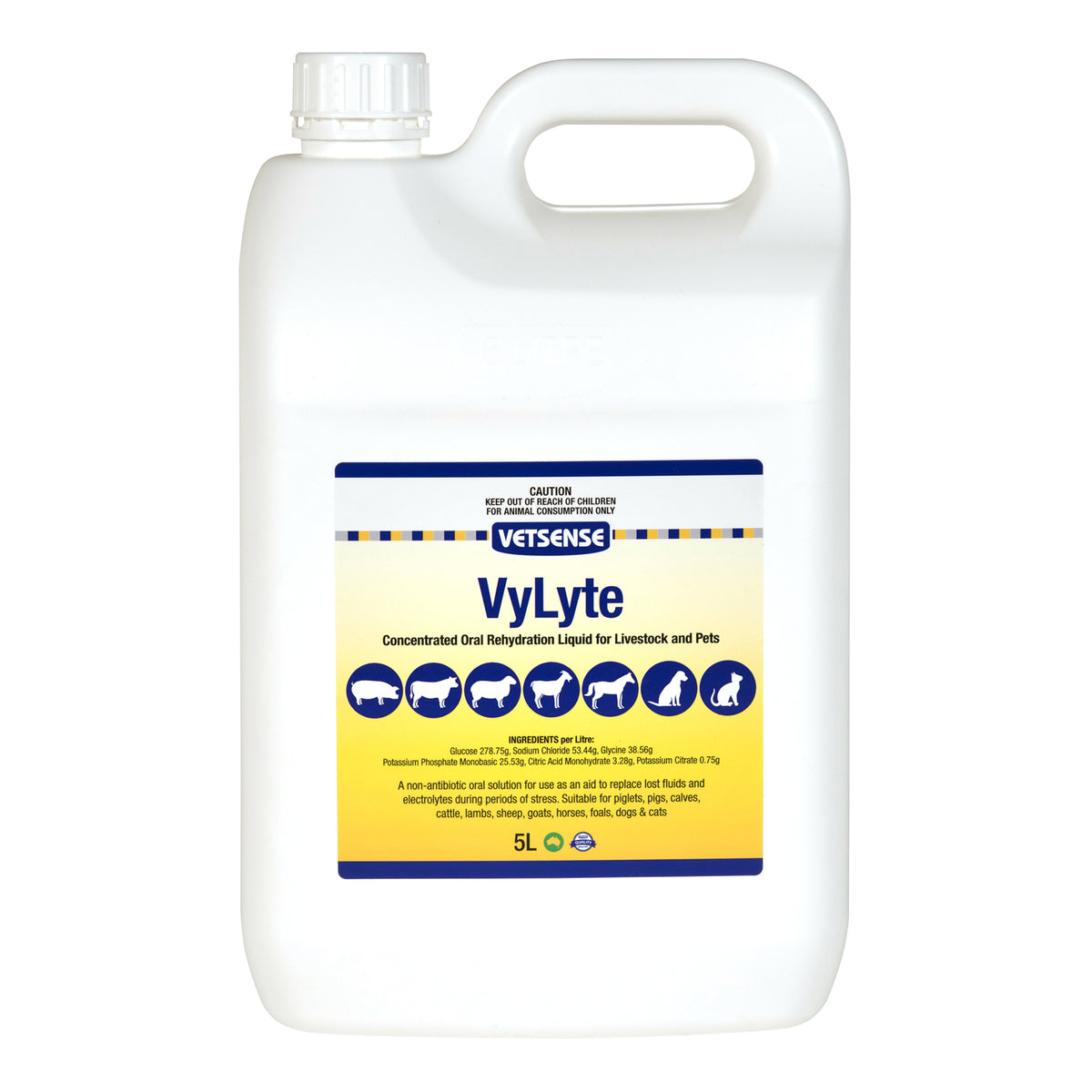 Vetsense VyLyte Concentrated Oral Rehydration Liquid