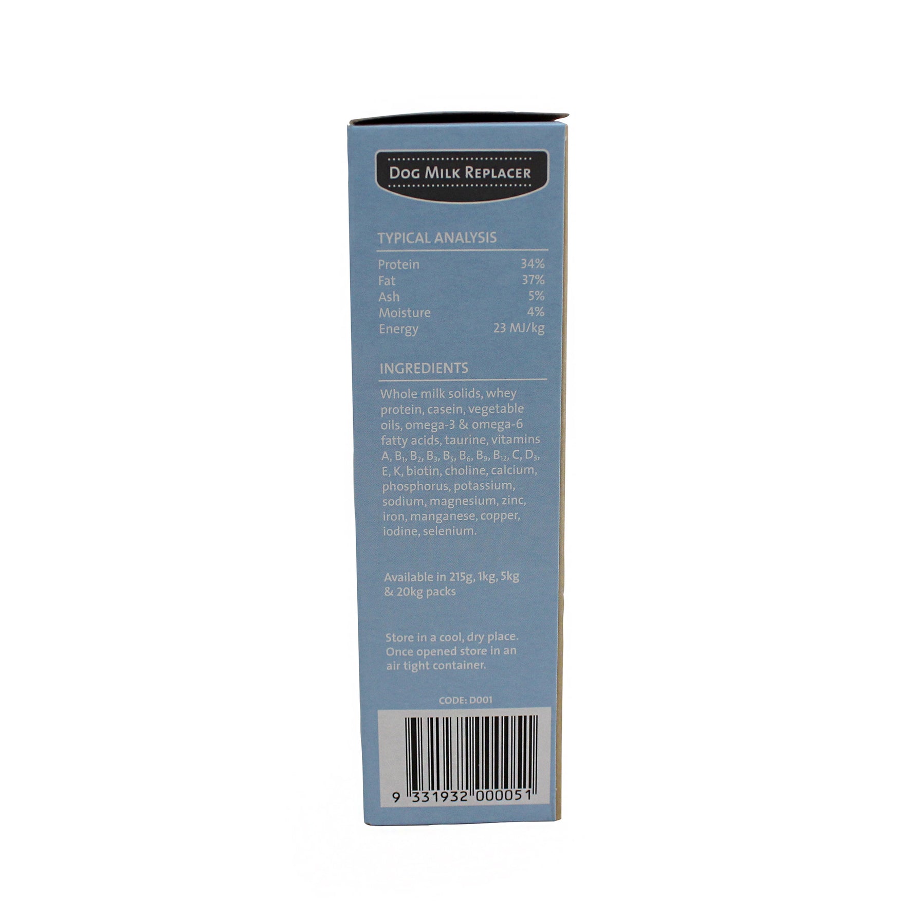 Wombaroo Dog Milk Replacer
