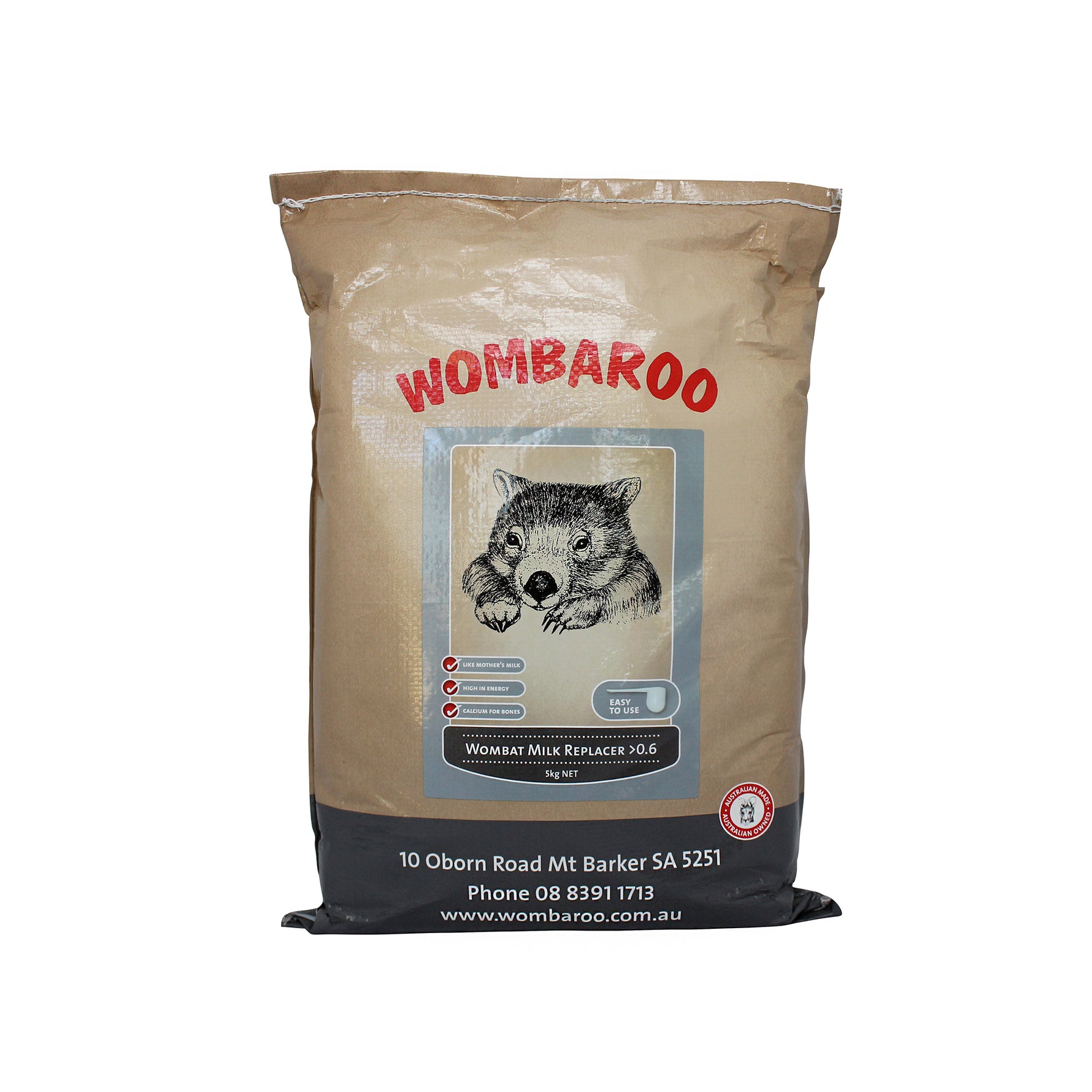 Wombaroo Wombat Milk Replacer >0.6