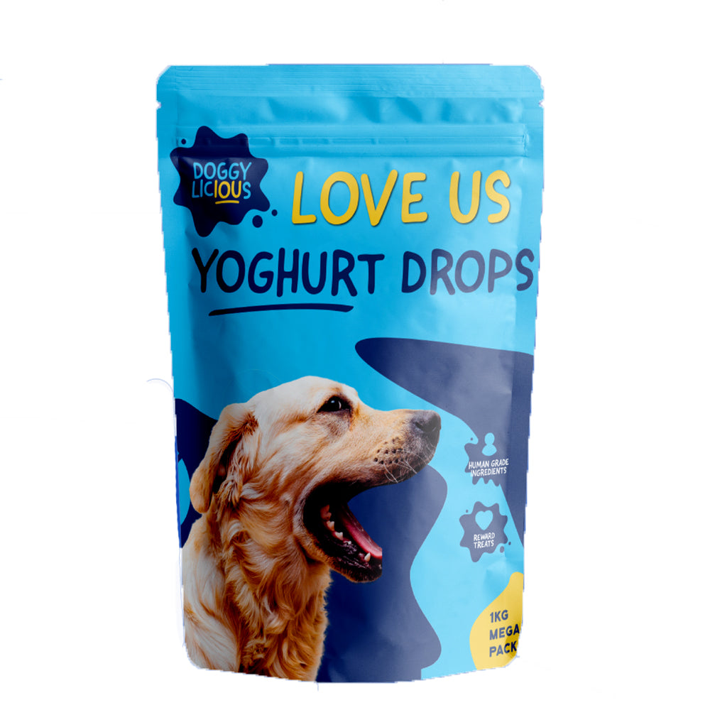 Doggylicious Yoghurt Drops Training Treats 1kg