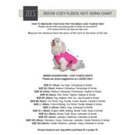 ZeeZ Cozy Fleece Dog Vest - Ruby Pink