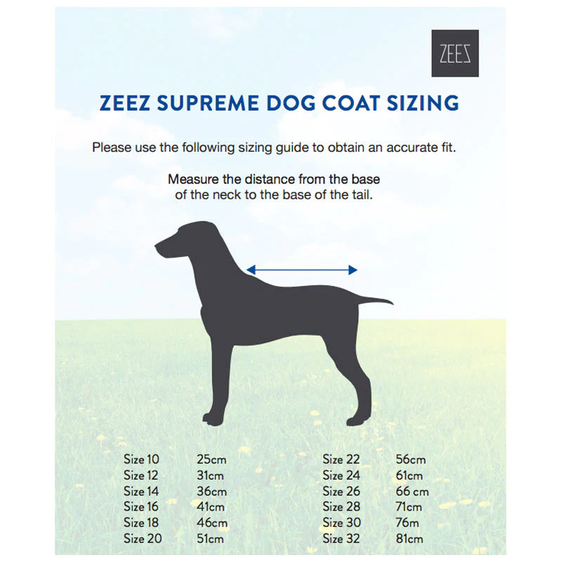 ZeeZ Supreme Dog Coat - Grape Purple/Blue