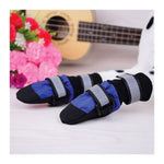 ZeeZ Waterproof Nylon Dog Boots - 4 Pack