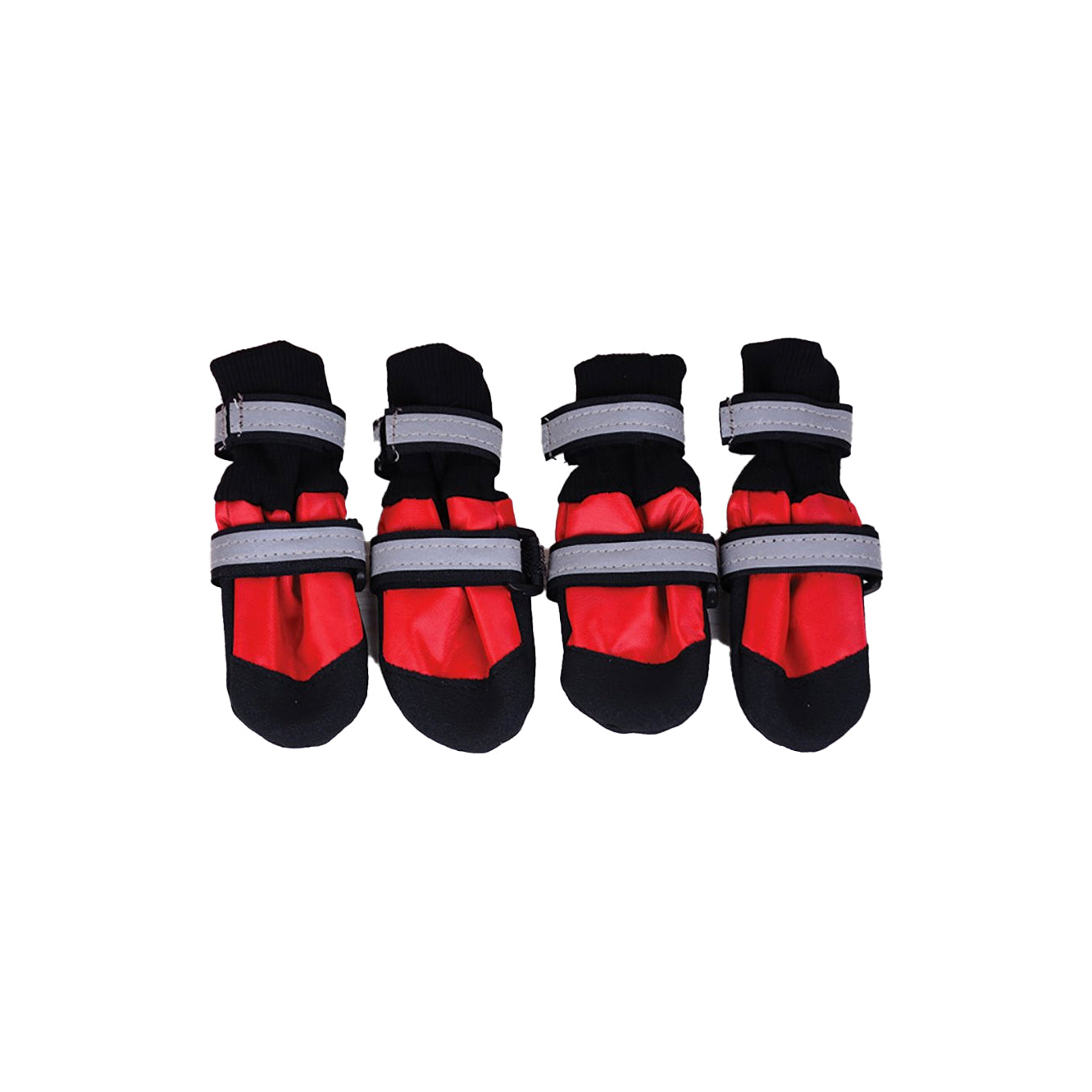 ZeeZ Waterproof Nylon Dog Boots - 4 Pack