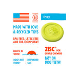 West Paw Zisc Flying Disc Fetch Toy