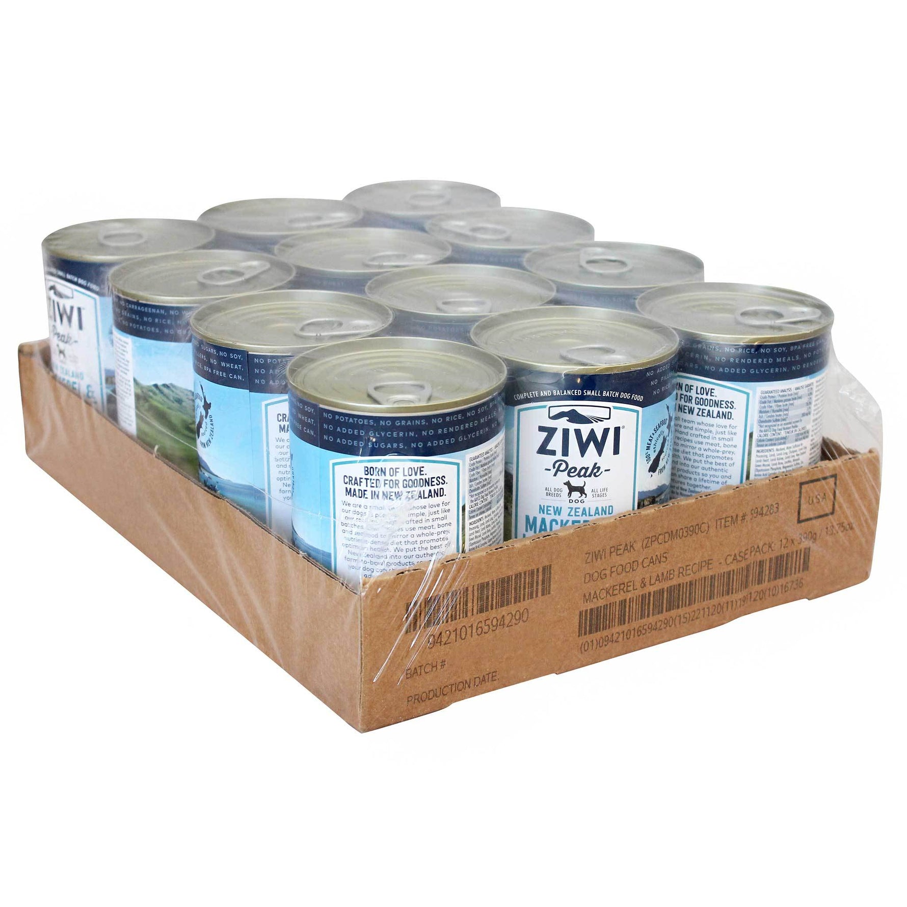 Ziwi Peak Mackerel & Lamb Wet Dog Food