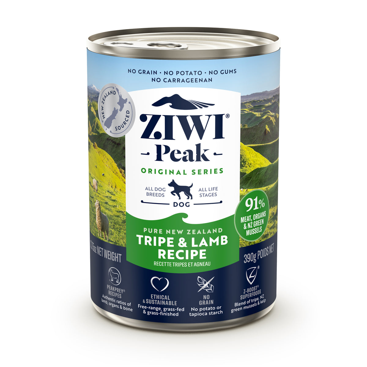 Ziwi Peak Wet Dog Food Tripe &amp; Lamb